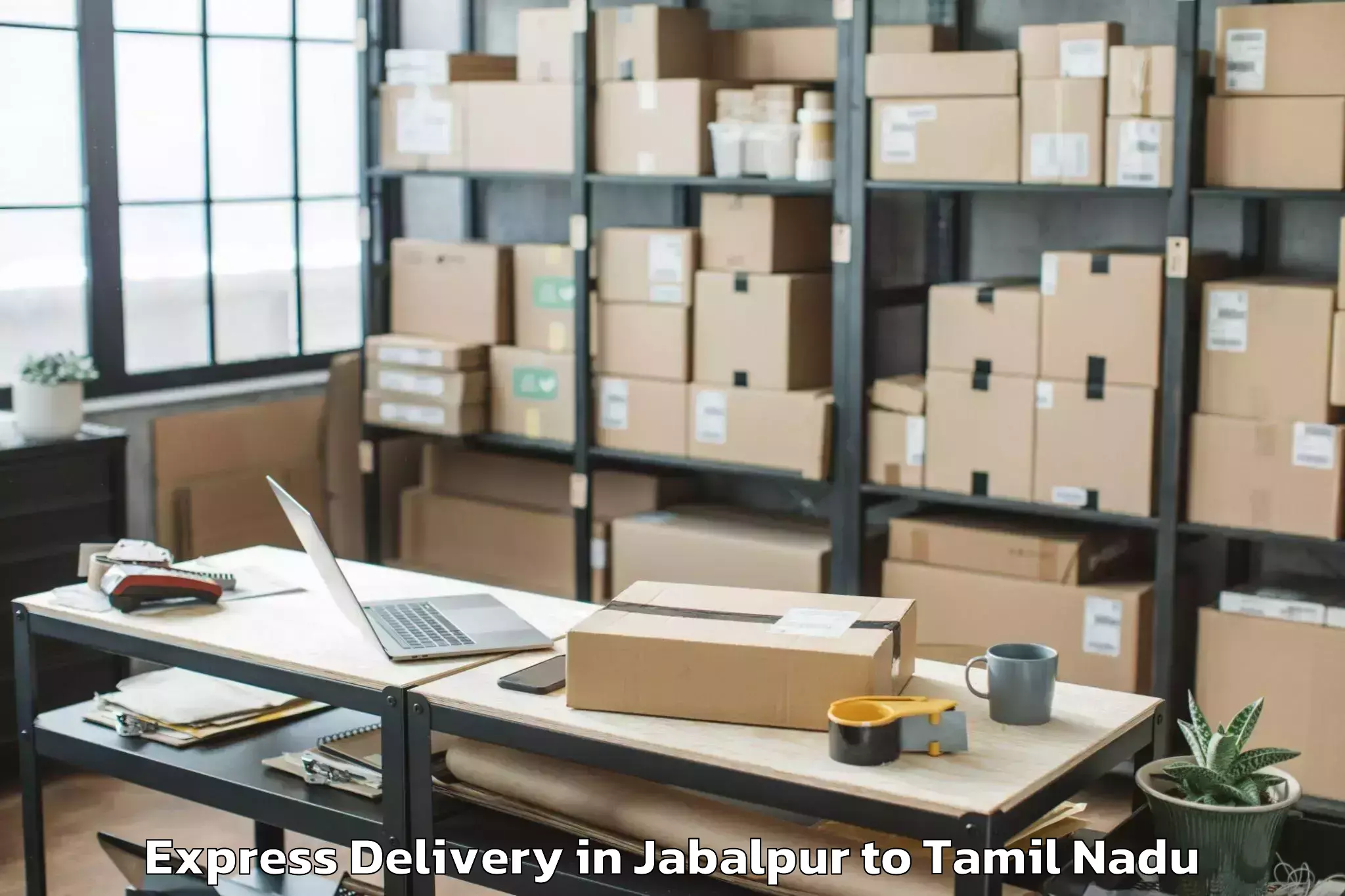 Top Jabalpur to Alagappa University Karaikudi Express Delivery Available